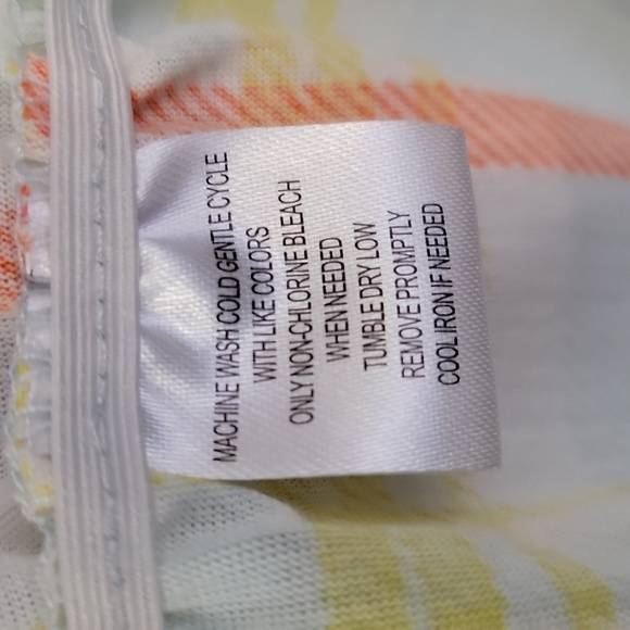 New York Laundry Blue and Yellow Sleeveless Blouse size small NWT - Picture 4 of 8